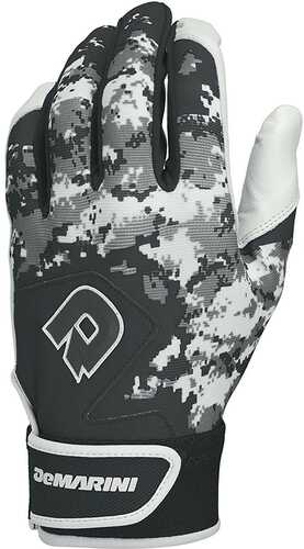 DeMarini Digi Camo II Youth Batting Glove-Black Medium