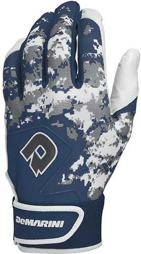 DeMarini Digi Camo II Youth Batting Glove-Navy Large