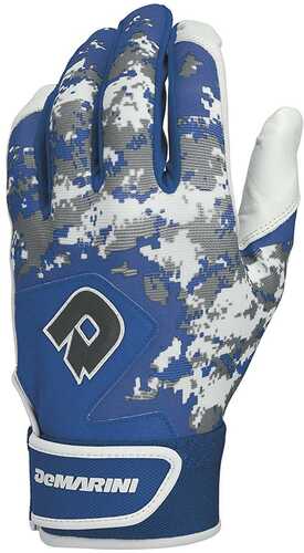 DeMarini Digi Camo II Youth Batting Glove-Royal Small