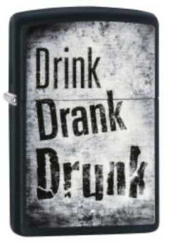 Zippo Drink Drank Drunk Lighter