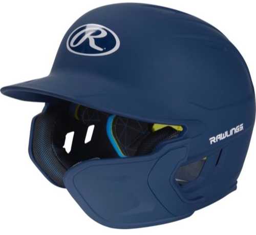 Rawlings Mach EXT Batting Helmet-Navy-JR-RH