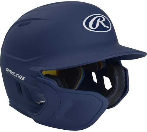 Rawlings Mach EXT Batting Helmet-Navy-JR-LH