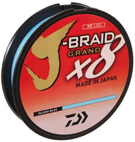 J-BRAID GRAND X8 40lb 150yd ISLAND BLUE Model: JBGD8U40-150IB