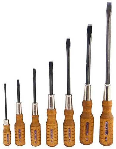 Grace USA 7 Piece Wood Screw Screwdriver Set