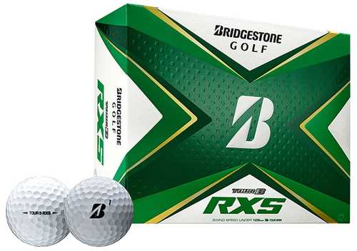 Bridgestone Tour B RXS Golf Balls-Dozen White