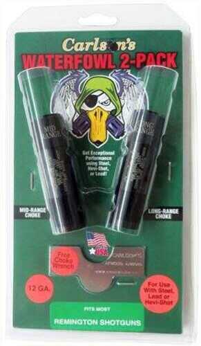 Carlsons 07260 Waterfowl Rem Choke 12 Gauge Mid-Range/Long-Range 17-4 Stainless Steel Black