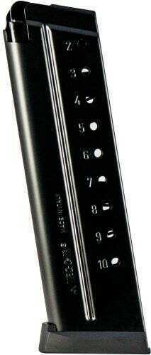 MEC-GAR MGCGOV910AFC Colt 1911 Government 9mm Luger 10 Round Steel Black Finish with Anti-Friction Coating