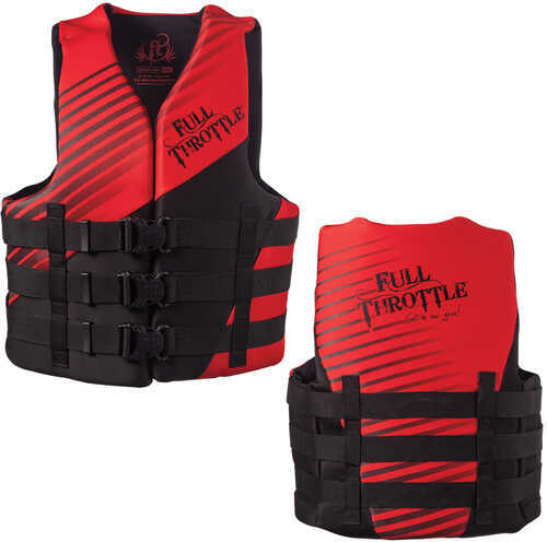 Full Throttle Adult Life Jacket Rapid-Dry L-XL-Black