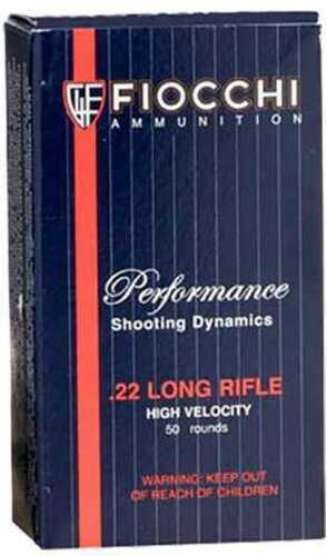 22 Long Rifle 38 Grain Hollow Point 50 Rounds Fiocchi Ammunition