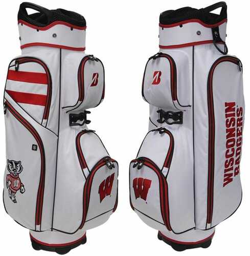 Bridgestone Ncaa Golf Cart Bag-wisconsin