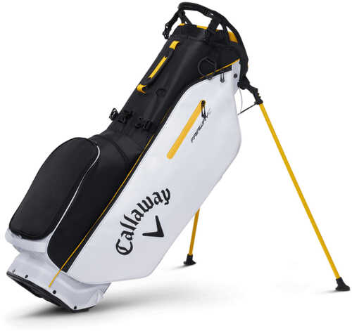 Callaway 2023 Fairway C Golf Stand Bag-white Navy Gold