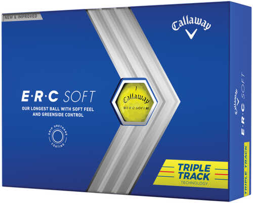 Callaway Golf 2023 Erc Soft Triple Track Ball-yellow