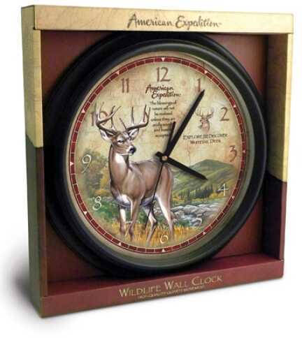 American Expedition Wall Clock - Whitetail Deer