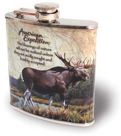 American Expedition Steel Flask - Moose