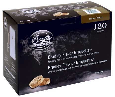 Bradley Hickory Bisquettes 120 Pack