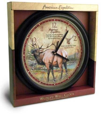 American Expedition Wall Clock - Elk