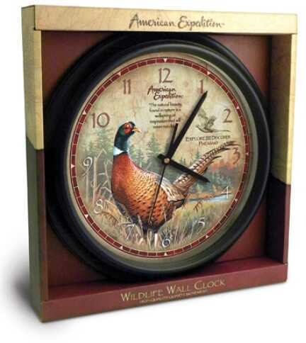American Expedition Wall Clock - Pheasant
