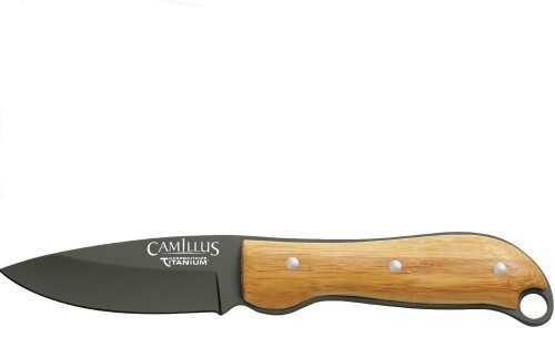 Camillus 8'' Carbonitride Titanium Knife W/Bamboo Handle