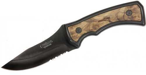 Camillus Mountaineer Knife With Burlwood Handle 19084