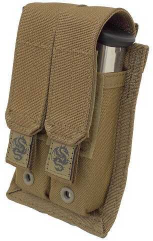 T ACP rogear Coyote Tan Double Pistol Mag Pouch
