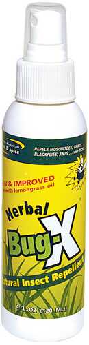 Herbal Bug-X Natural Insect Repellent Spray - 4 Ounce