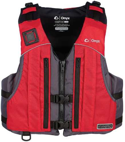 Onyx All Adventure Pike Vest - Red L/XL