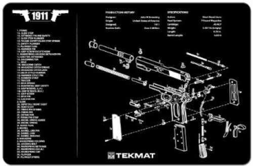 TekMat 1911 - 11X17In