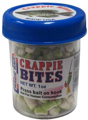 Magic Bait Crappie Bites White/Chartreuse