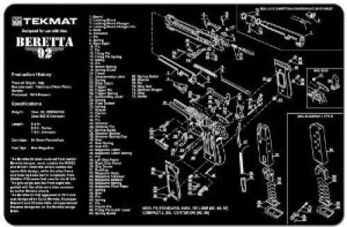TekMat Beretta 92 - 11X17In