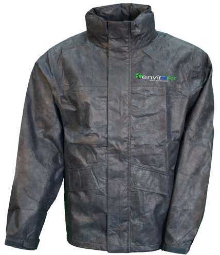 Envirofit Solid Rain Jacket, Black, Medium Md: J003-B-M