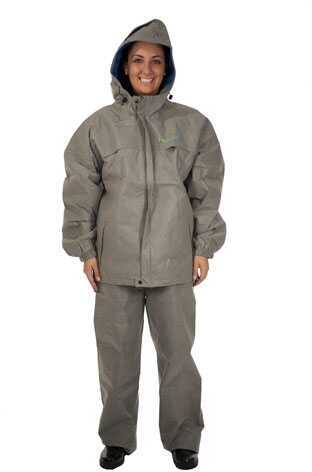 Envirofit Rain Jacket/Pants Set Grey, Medium, Md: J003/P003-Grey-M