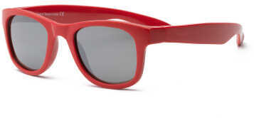 Real Kids Red Wayfarer Flex Fit Silver Mirror Lens 2+