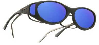 Cocoons Fitovers Polarized Stream Line Sm Blk Frame Blu Lens