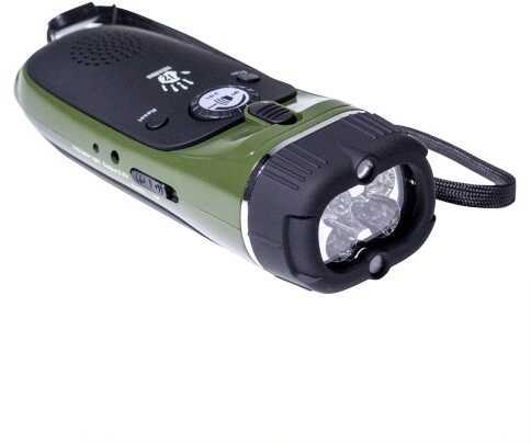 12 Survivors Emergency Hand Crank Radio/Flashlight