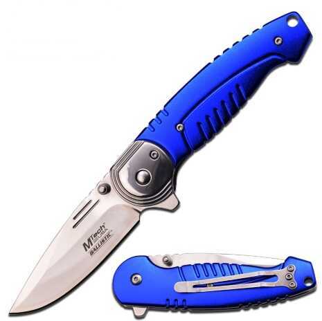 M-Tech Spring Assisted Folding Knife- Blue