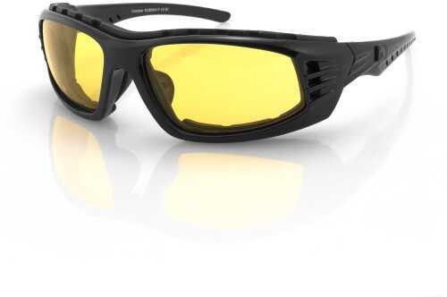 Bobster Chamber Sunglasses-Black Frame/Clear Reflective Lens