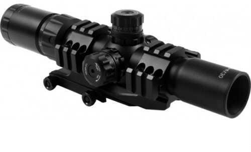 Aim Sports JTMR1 Recon 1.5-4X 30mm Obj 85-25ft@100yds FOV Tube Mil-Dot RGB