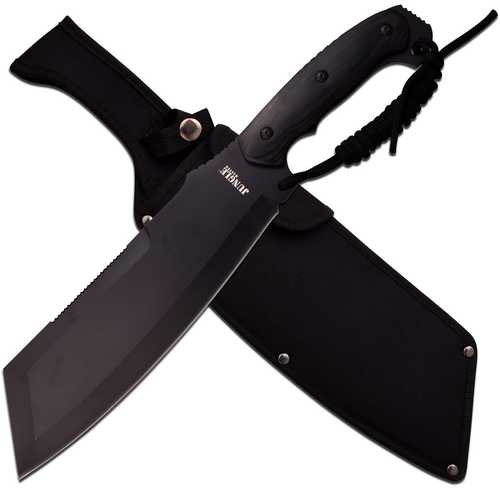 Jungle Master Machete 15.75in w-Black Pakkawood Handle