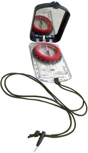 Alpine Mountain Gear Map Compass w/ Adjustable Declination