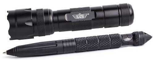 Uzi Tactical Pen And Flashlight Combo Set