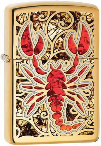 Zippo Scorpion Shell Pocket Lighter 29096