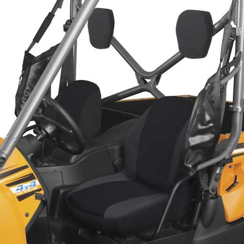 Classic UTV Bucket Seat Cover Yamaha Rhino Black