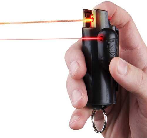 Guard Dog Accufire Pepper Spray with Laser Sight - Black