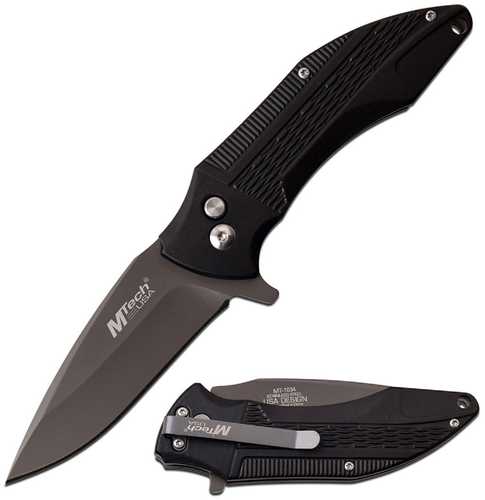 MTech USA MT-1034BK Manual Folder w-A.C.S. Lock 3in Blade