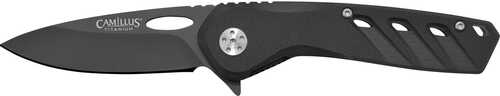 Camillus SLOT 6.75 inch Folding Knife 2.75 in Blade - Black