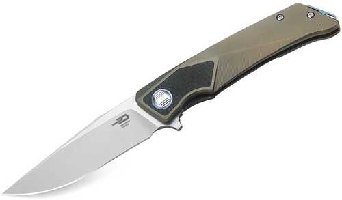 Bestech Sky Hawk Folder BB/Satin Plain Bronze Titanium Hndl