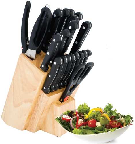 Utica 21 Piece Cutlery Block Set