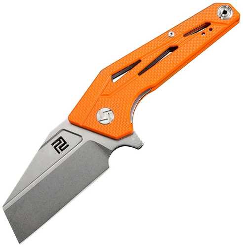 Artisan Ravine Folder 2.83 in D2 Blade Orange G-10 Handle