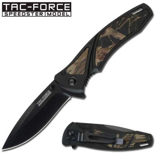 Master Assisted 3.5 in Blade Camo Aluminum Handle