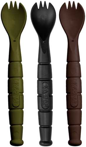 KA-BAR Knives Tactical SPORK 3Pk Brn Blk Grn